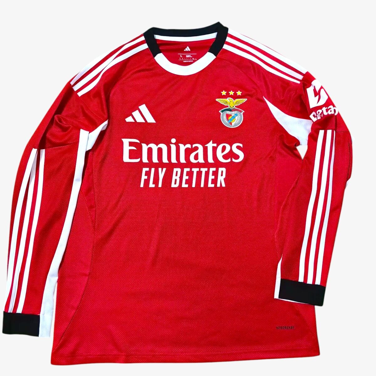 Benfica Home Long Sleeves Jersey 2025/26 - Image 3