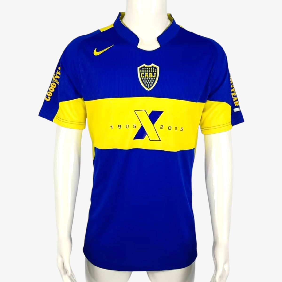 Boca Juniors 100-year Retro Jersey 2005