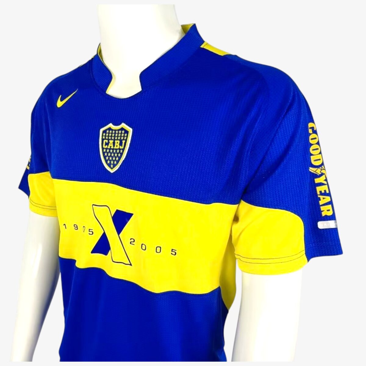 Boca Juniors 100-year Retro Jersey 2005 - Image 3
