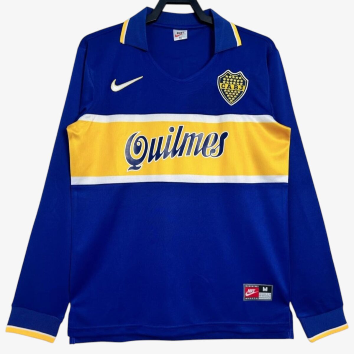 Boca Juniors Home Long Sleeves Retro Jersey 1996/97