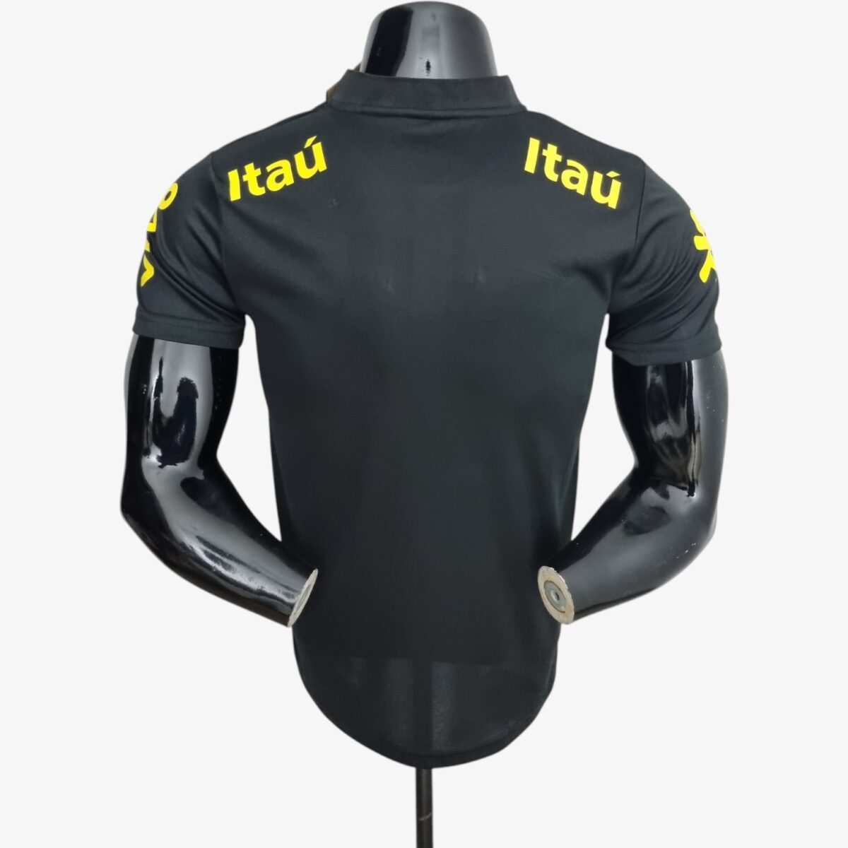 Brazil Black Henley Shirt 2023 - Image 2