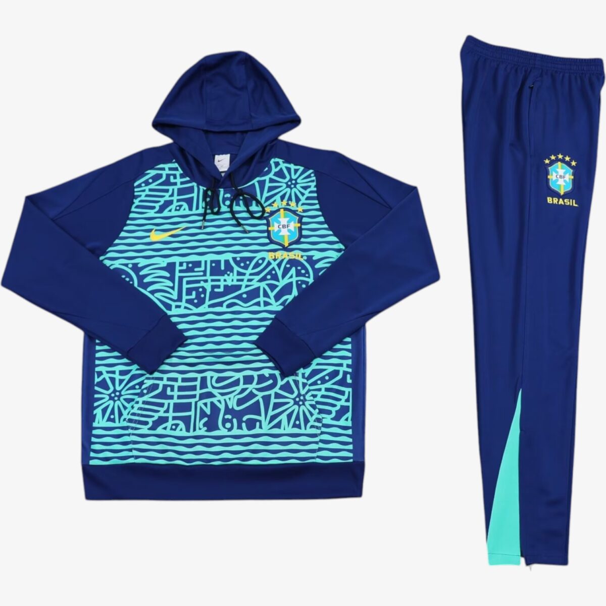 Brazil Blue Training Suit 2024/25 - Image 2