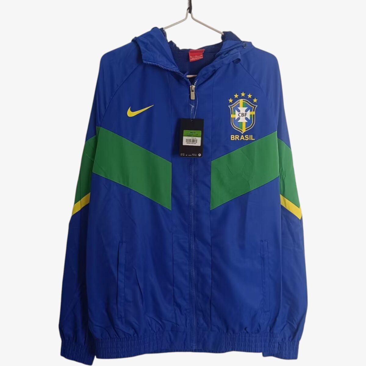Brazil Blue Windbreaker Jacket 2025/26