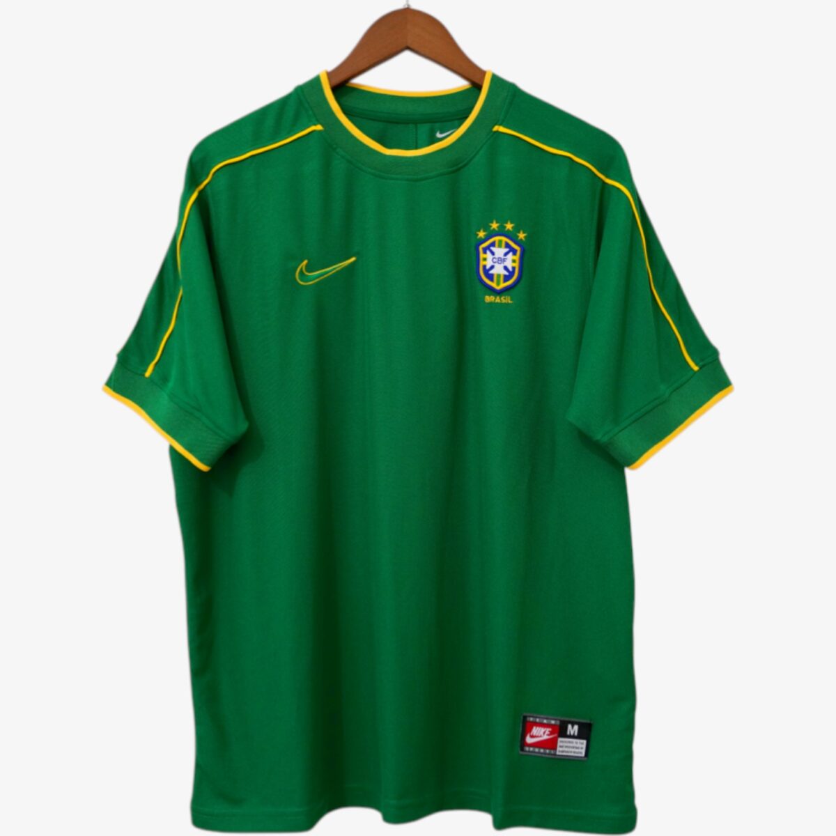 Brazil Green Retro Jersey World Cup 1998