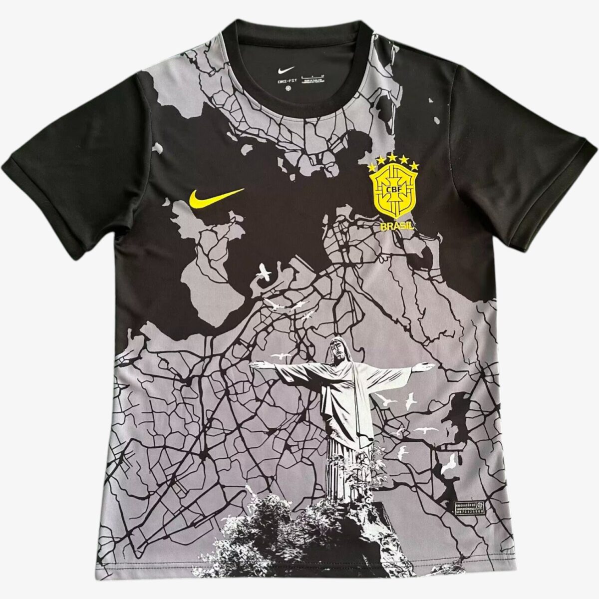 Brazil Jesus Black Jersey 2025/26