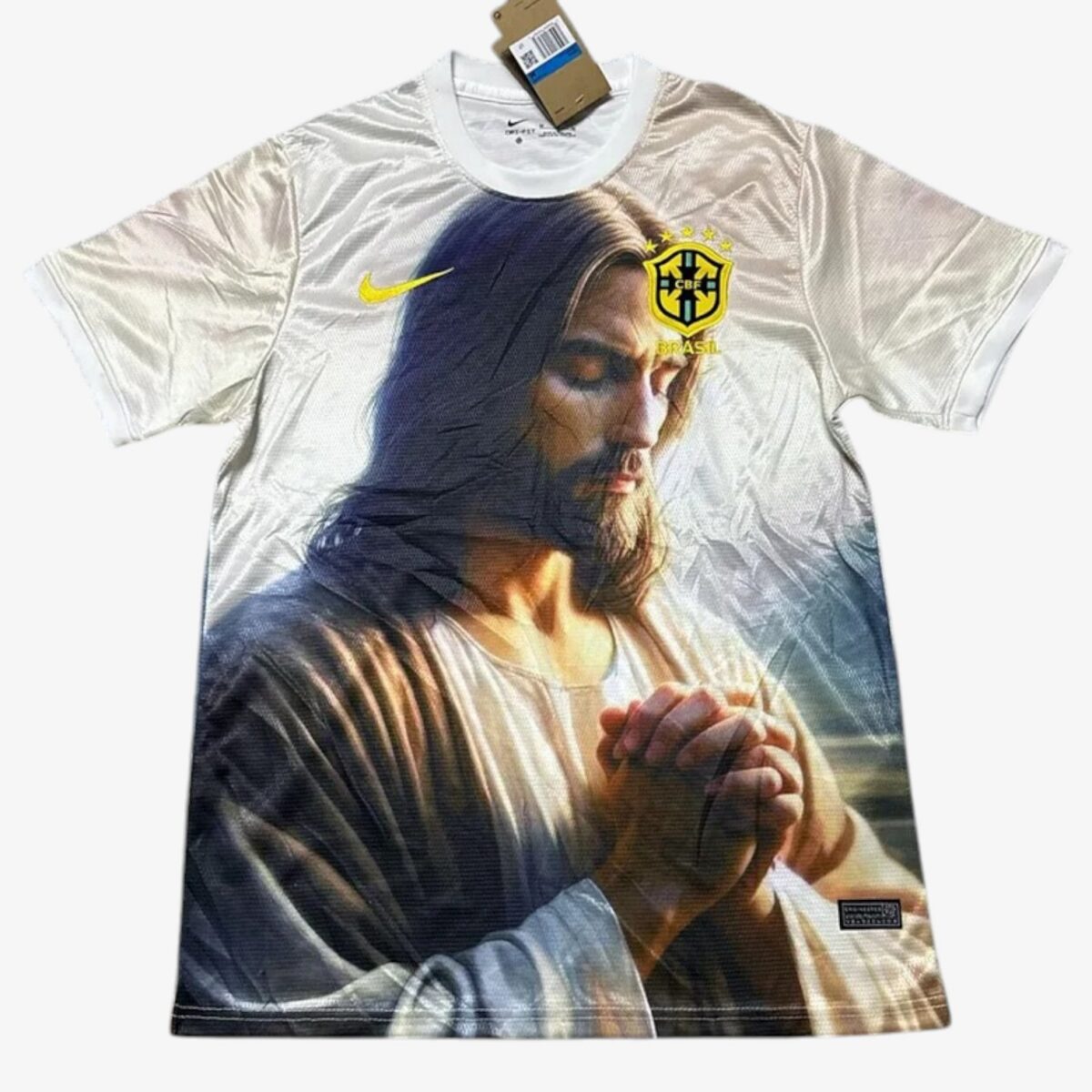 Brazil Jesus Statue pray Jersey 2025/26