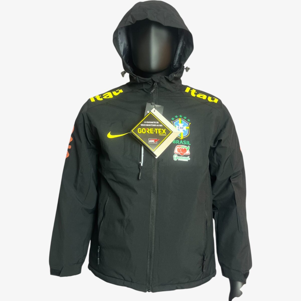 Brazil Black Thick Outdoor Jackets 2025/26