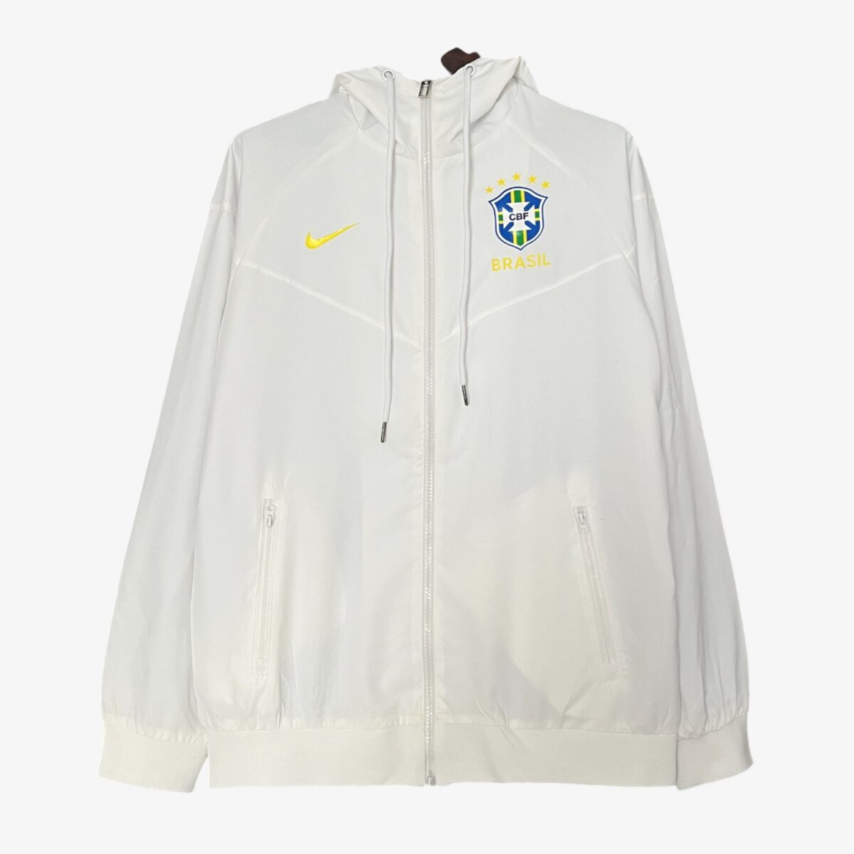 Brazil White Reversible Windbreaker 2024/25