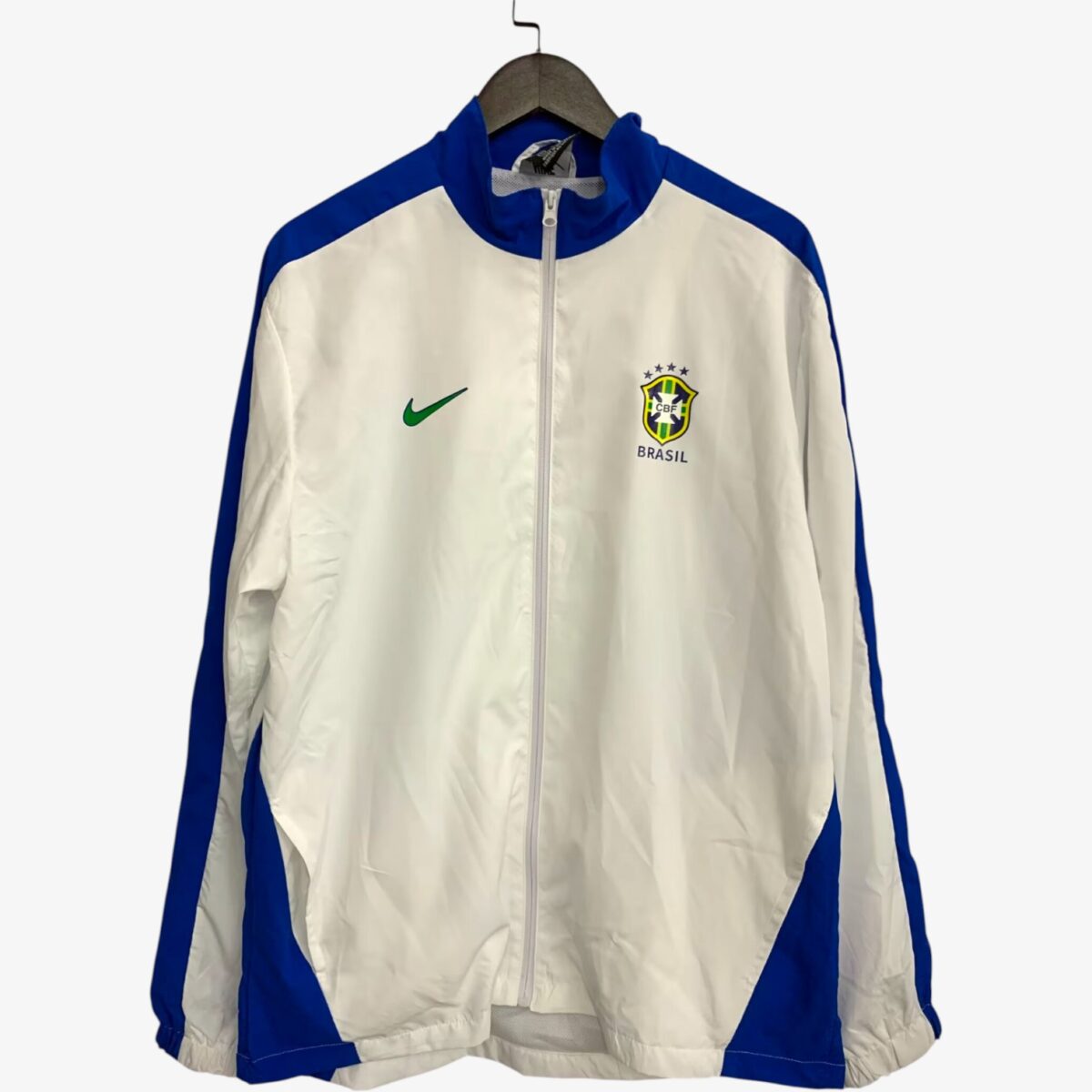 Brazil White Windbreaker Jacket 2024/25