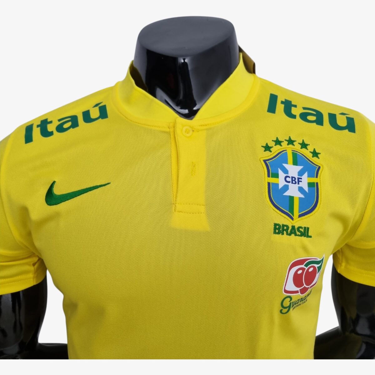 Brazil Yellow Henley Shirt 2023 - Image 2