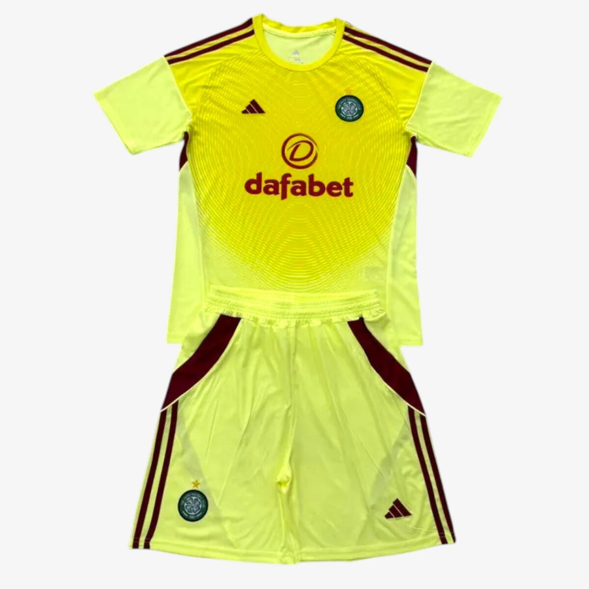 Celtic Glasgow Yellow Goalkeeper Jersey 2025/26 — Kids