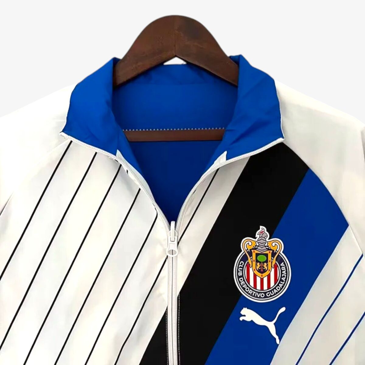 Chivas Blue & White Double Sided Windbreaker 2023 - Image 7