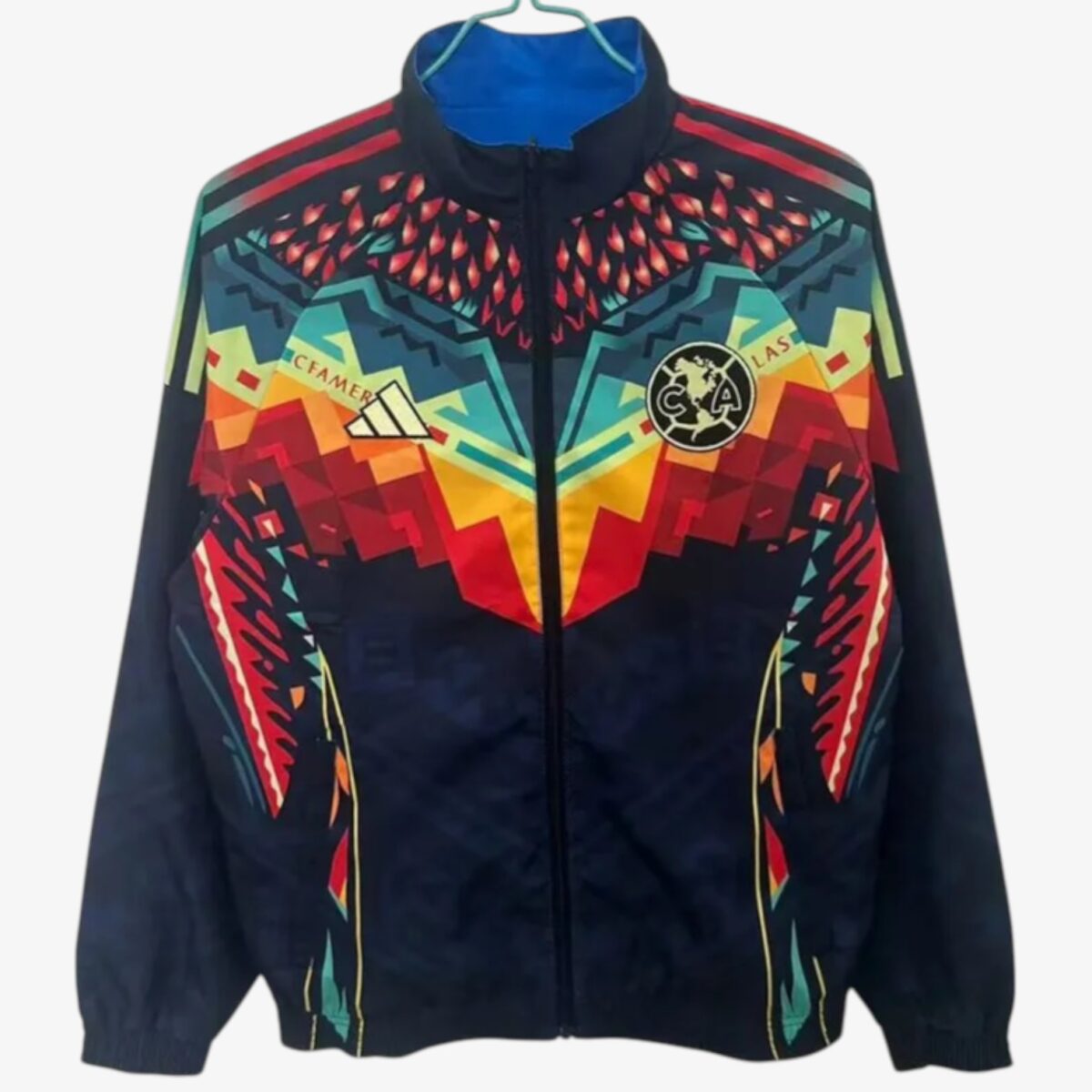 Club America Black & Blue Double Sided Windbreaker 2025/26 - Image 3