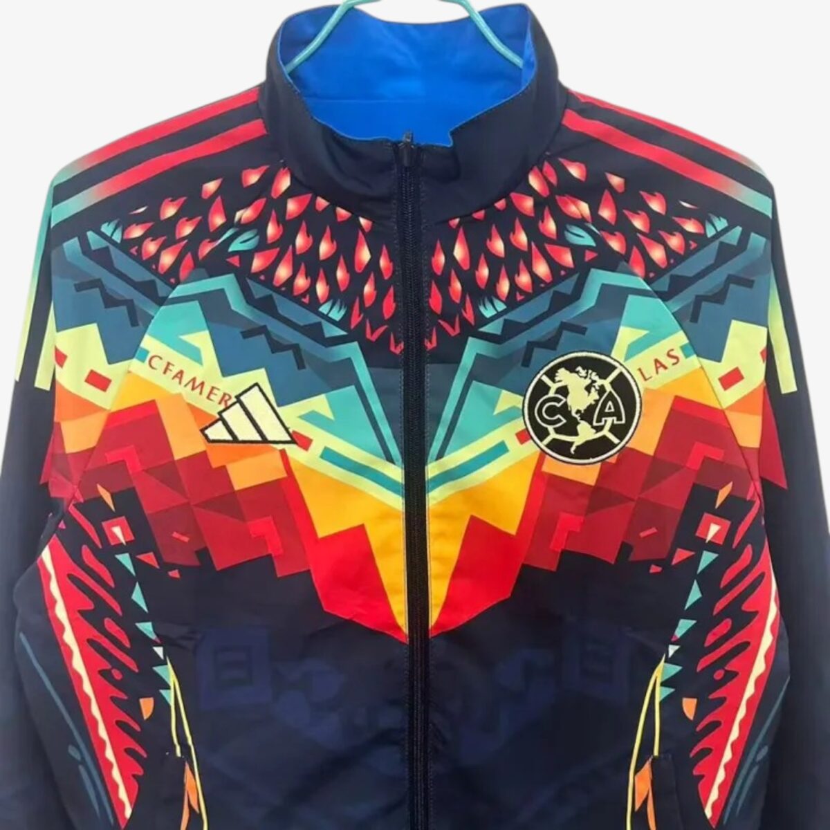 Club America Black & Blue Double Sided Windbreaker 2025/26 - Image 2