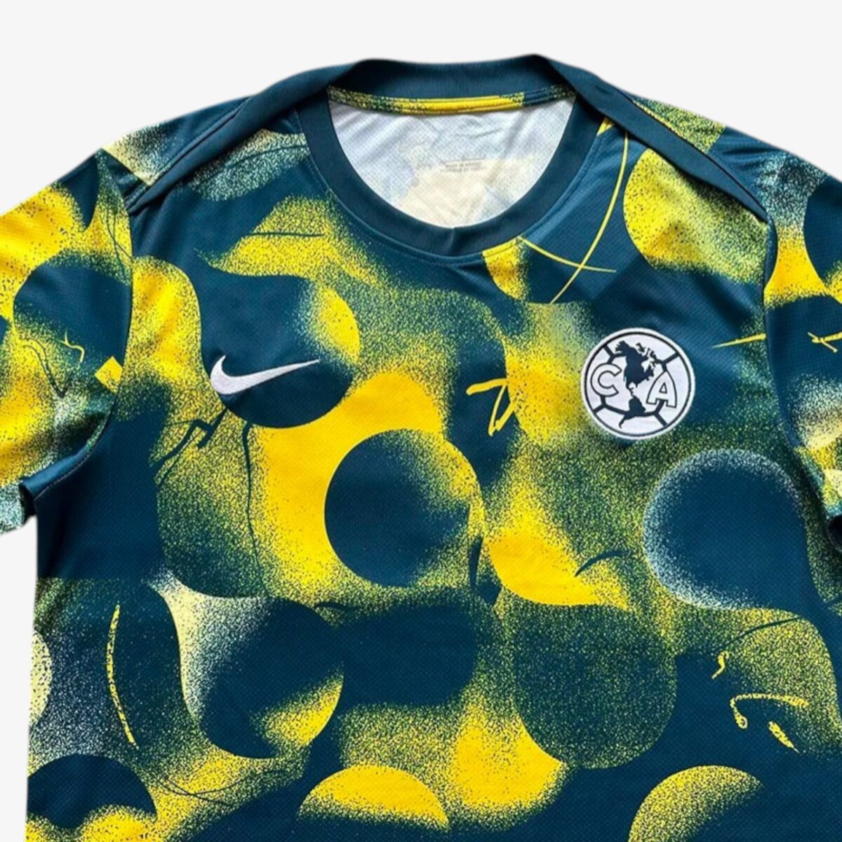Club America Green Yellow Training shirts 2024/25 - Image 3