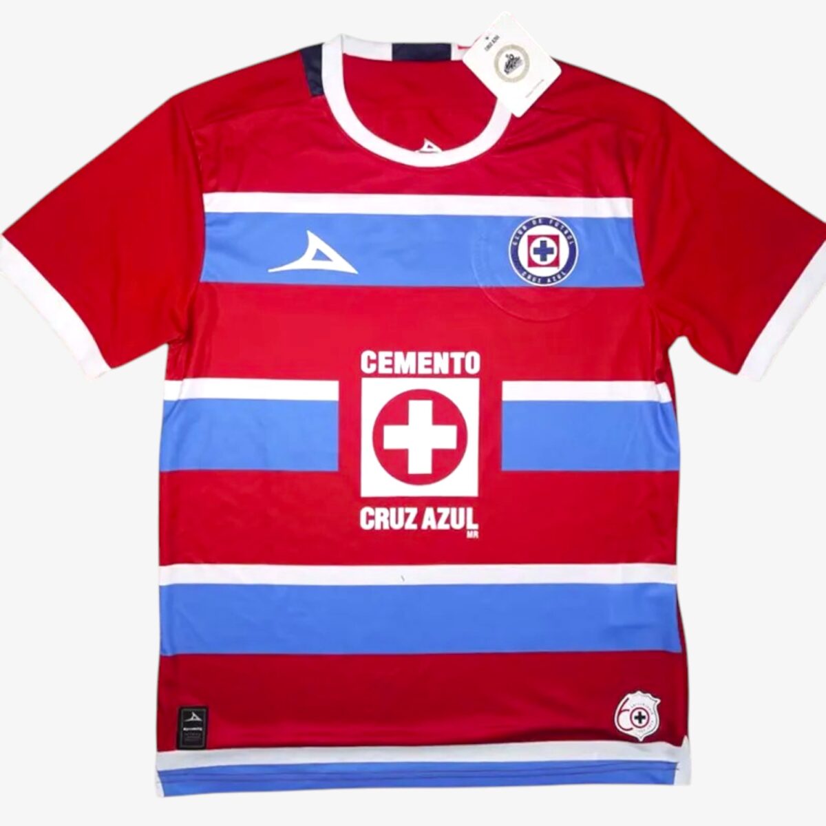 Cruz Azul Red Blue Goalkeeper Jersey 2024/25