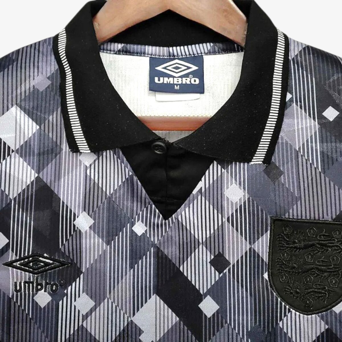 England Away Retro Jersey 1990 - Image 3