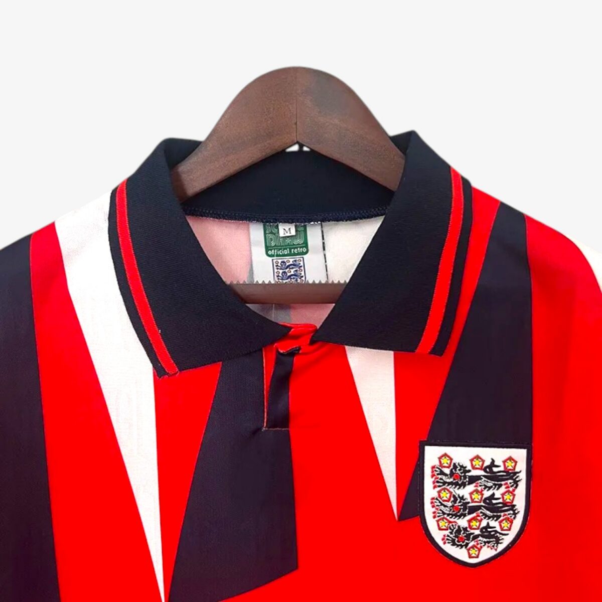 England Away Retro Jersey 1992 - Image 3