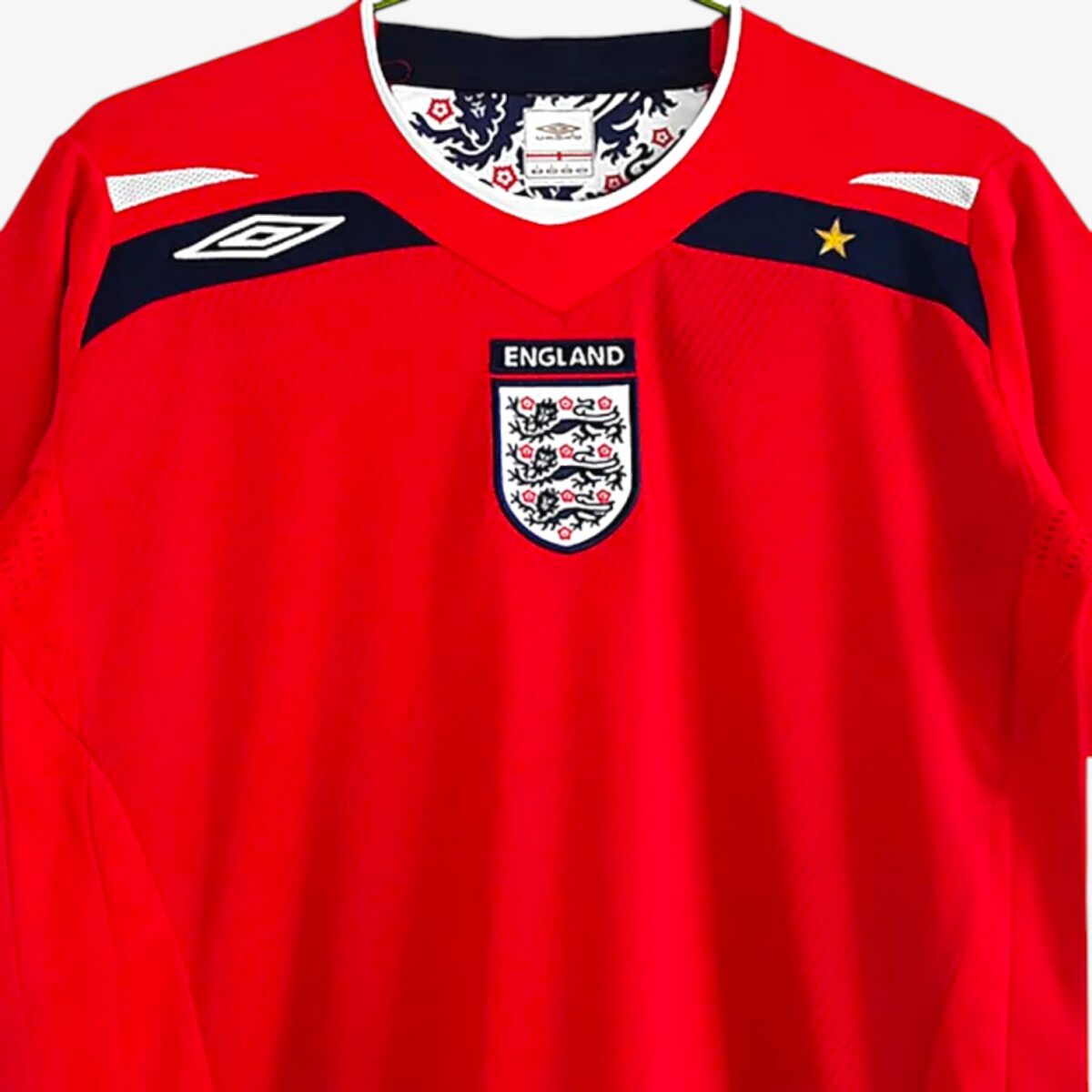 England Away Retro Jersey 2008 - Image 5