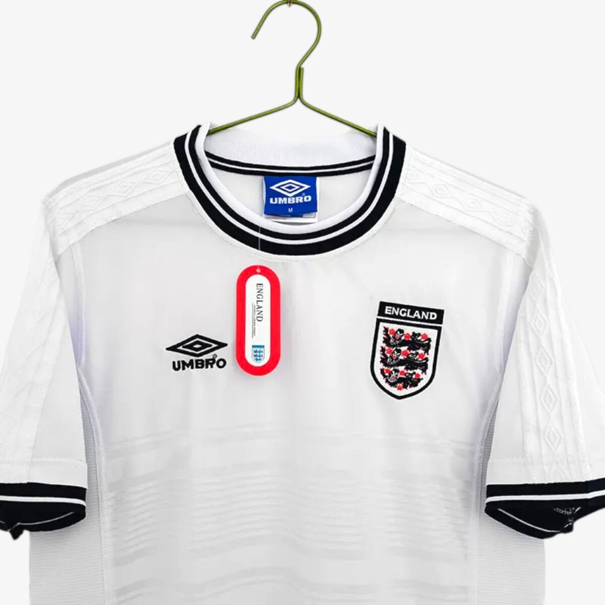 England Home Retro Jersey 1999/01 - Image 4