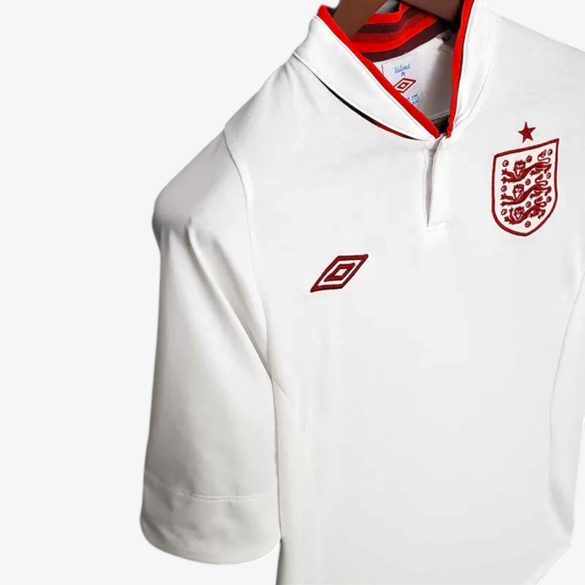 England Home Retro Jersey 2012 - Image 4