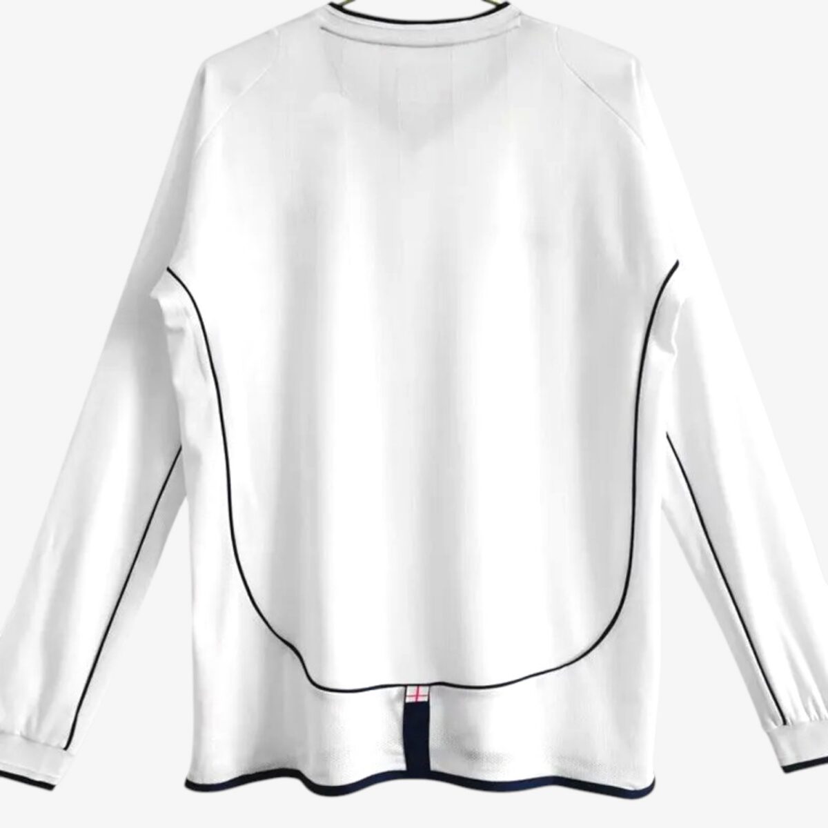 England Home Retro Long Sleeve Jersey 2002 - Image 2