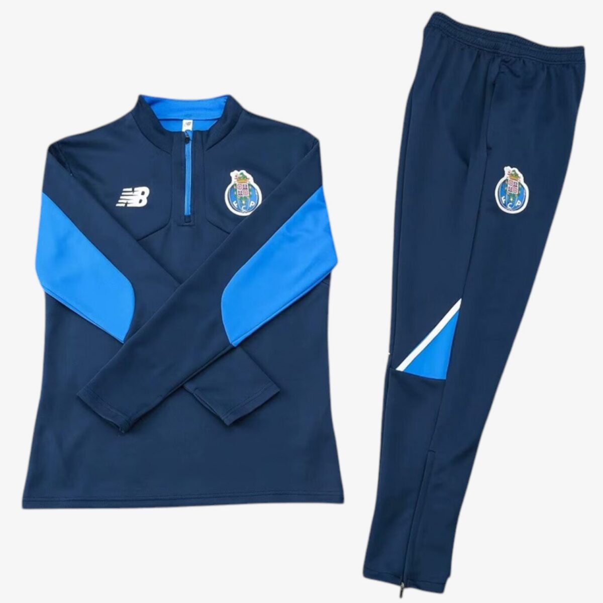 FC Porto Stone Blue Half Pull Tracksuit 2024/25 - Image 3