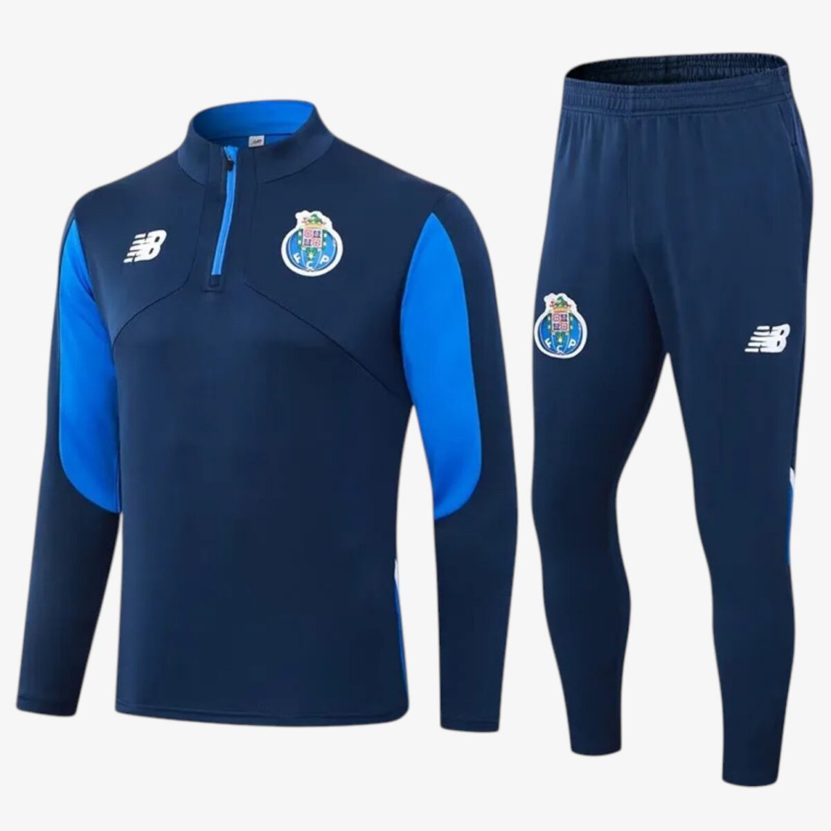 FC Porto Stone Blue Half Pull Tracksuit 2024/25