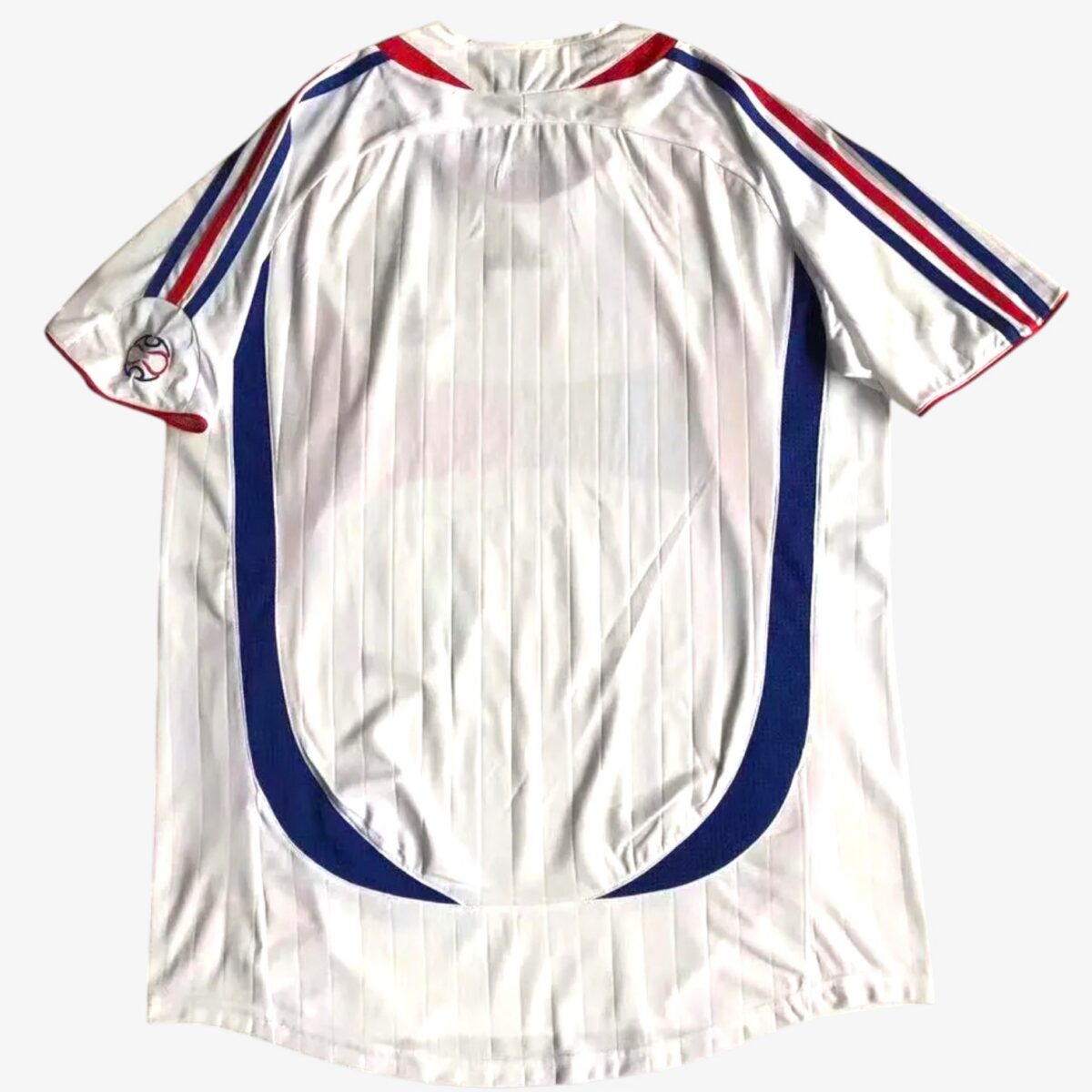 France Away White Retro Jersey 2006 - Image 4