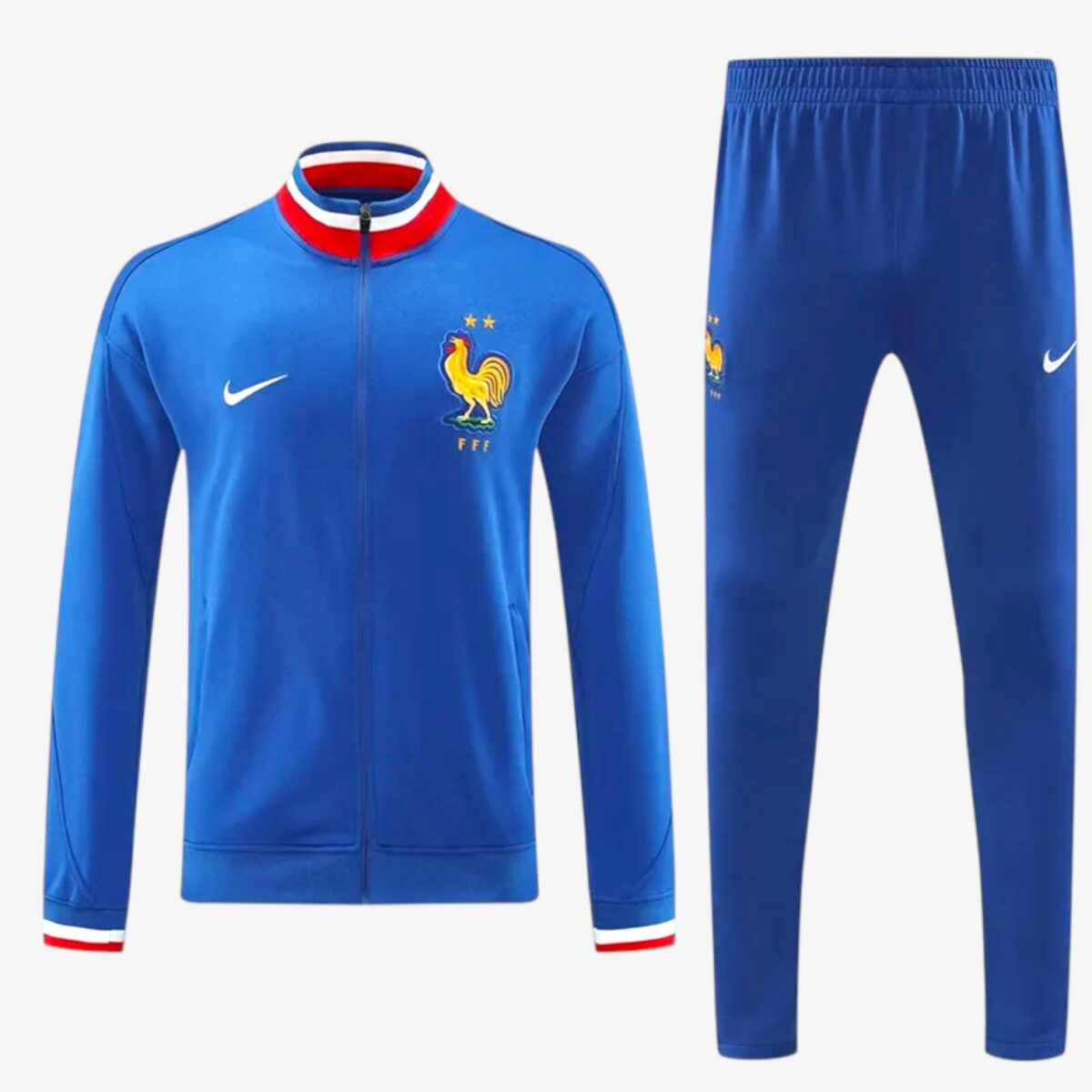 France Blue Color Jacket Tracksuit 2024/25