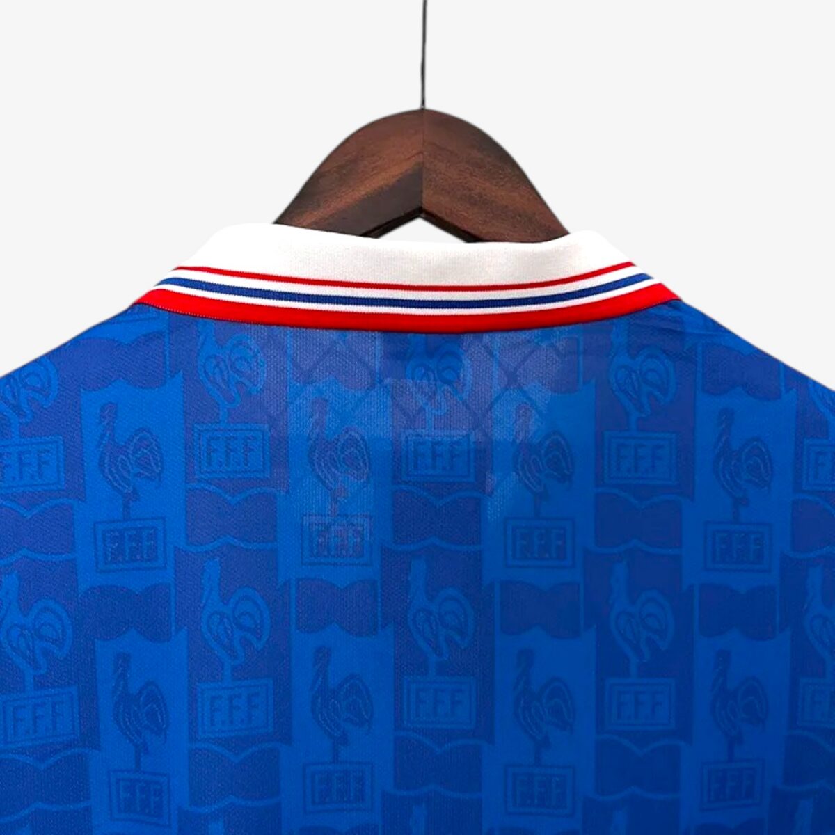 France Home Retro Jersey 1996 - Image 6