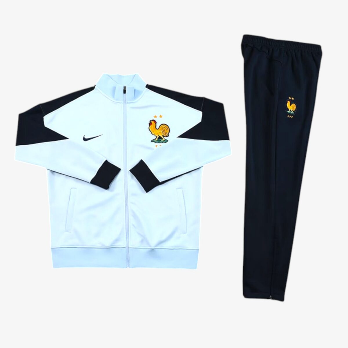 France Light Blue Color Jacket Tracksuit 2024/25 - Image 3