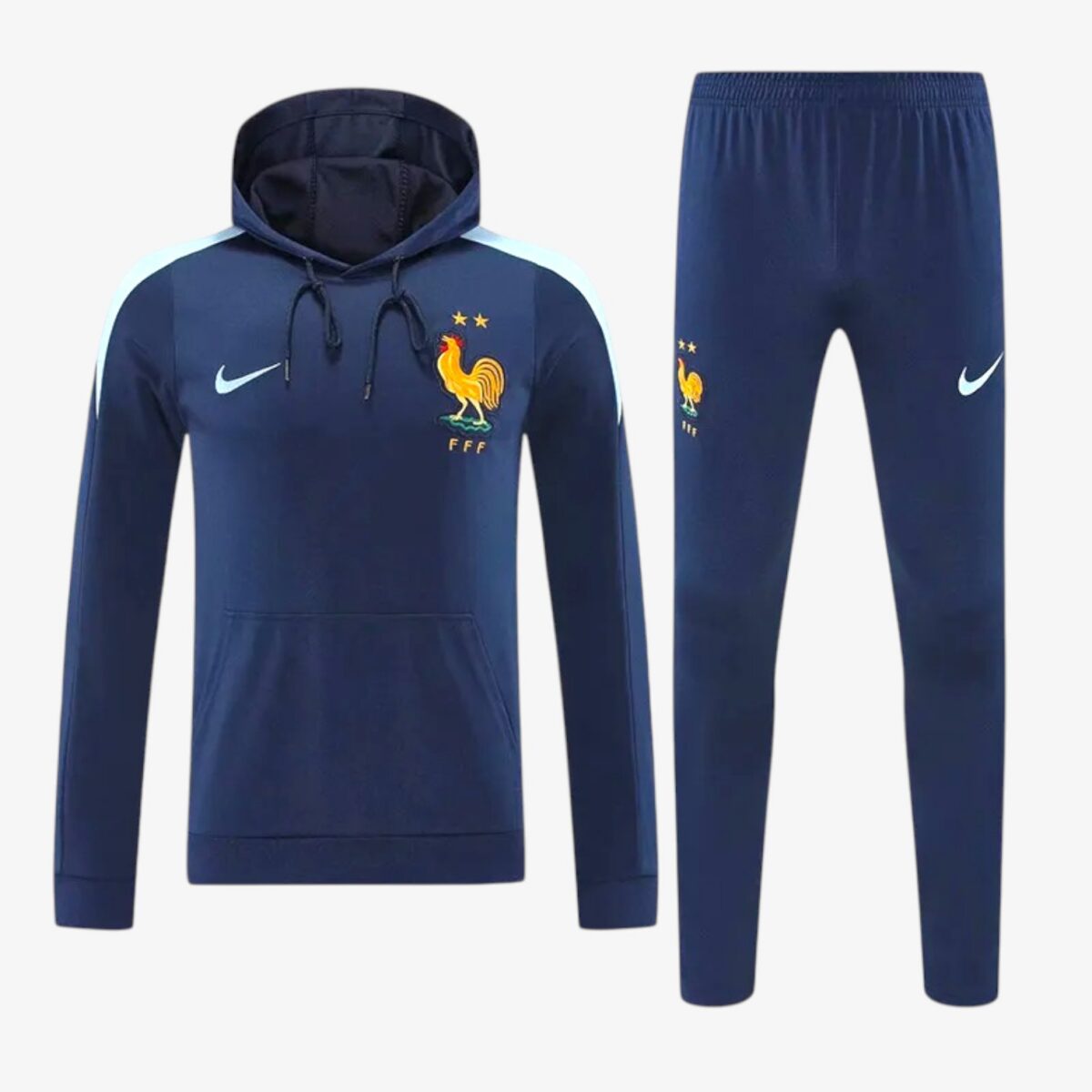 France Royal Blue Hooded Tracksuit 2024/25