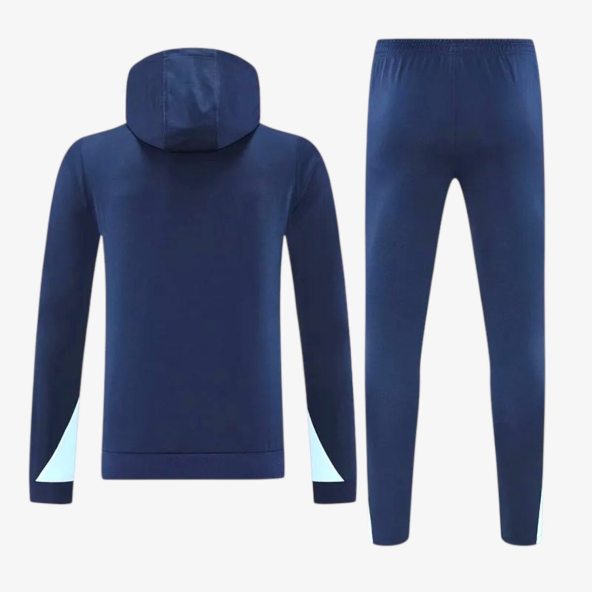 France Royal Blue Hooded Tracksuit 2024/25 - Image 2