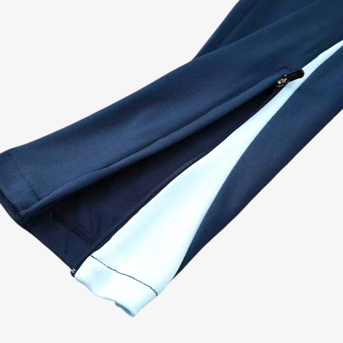 France Sapphire Blue Half Pull Tracksuit 2024/25 - Image 9