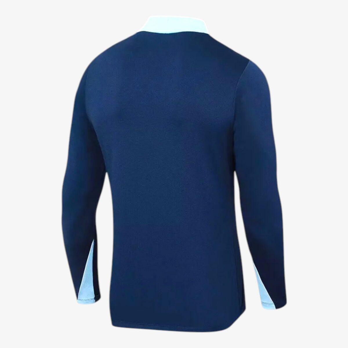 France Sapphire Blue Half Pull Tracksuit 2024/25 - Image 4