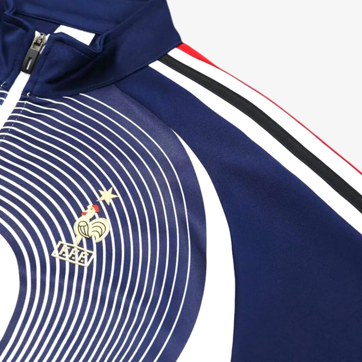 France White Blue Retro Jacket Tracksuit 2025/26 - Image 4