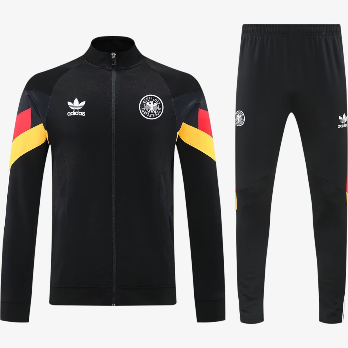Germany Black Retro Style Training Suit 2024/25
