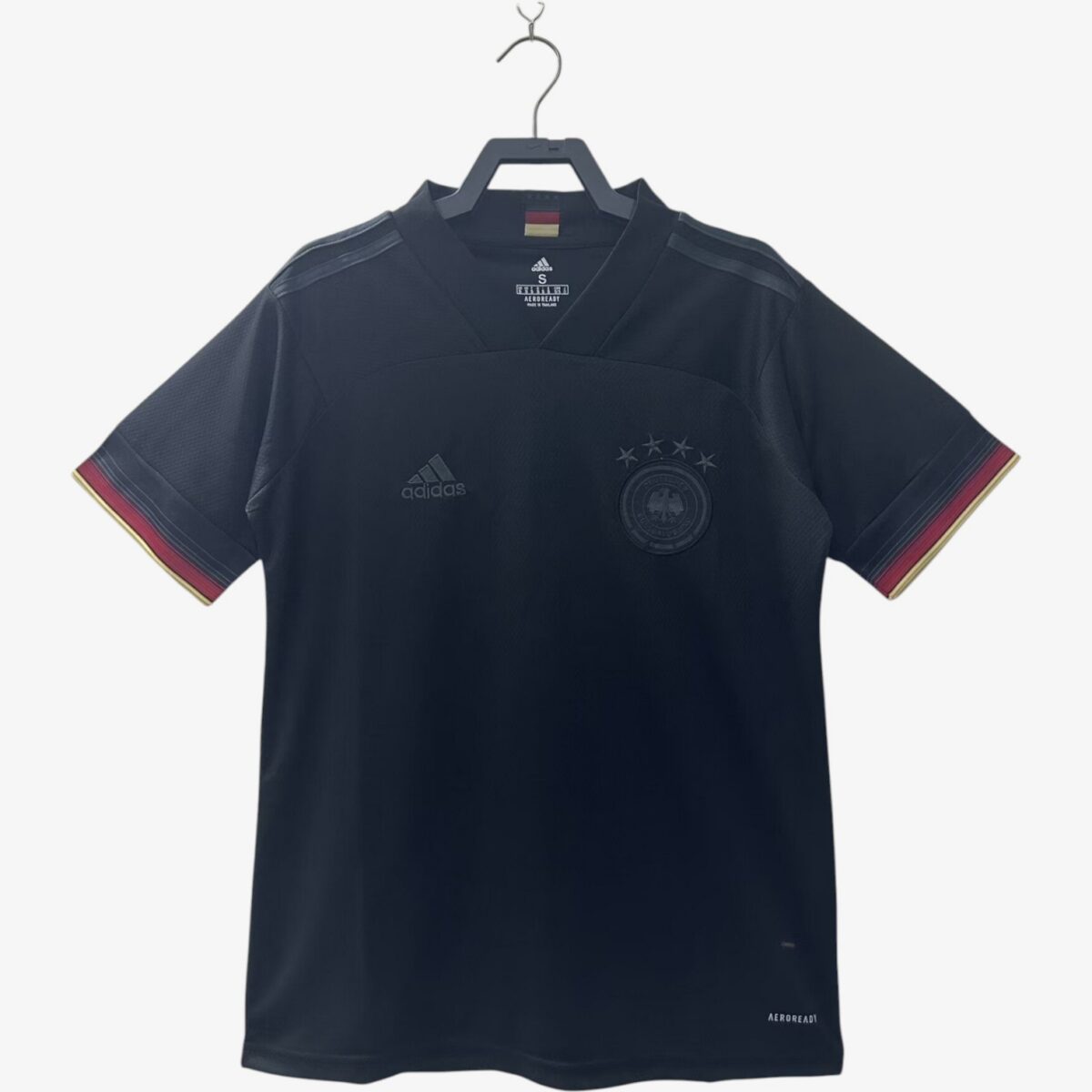 Germany Black White Retro Jersey 2020