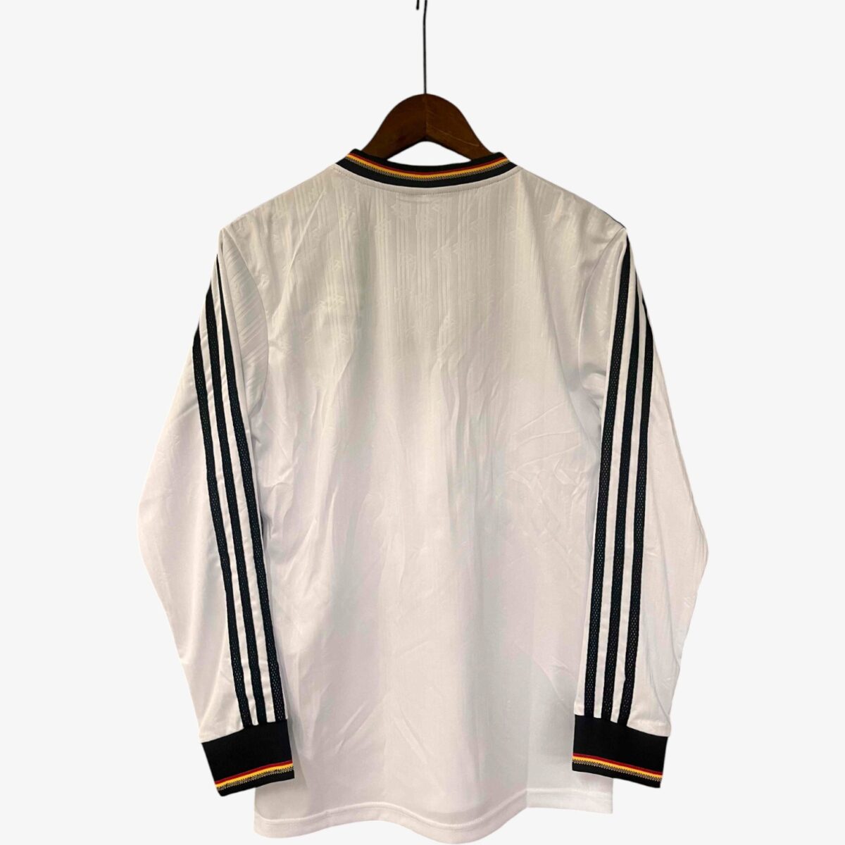 Germany Home Long Sleeve Retro Jersey 1996 - Image 2