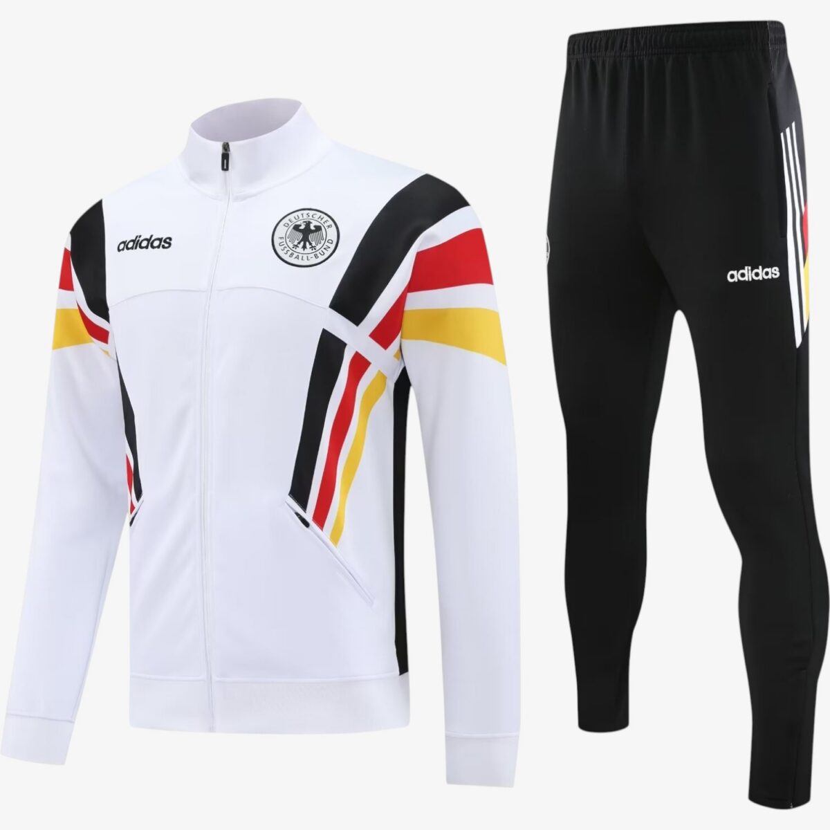 Germany White Retro Style Training Suit 2024/25