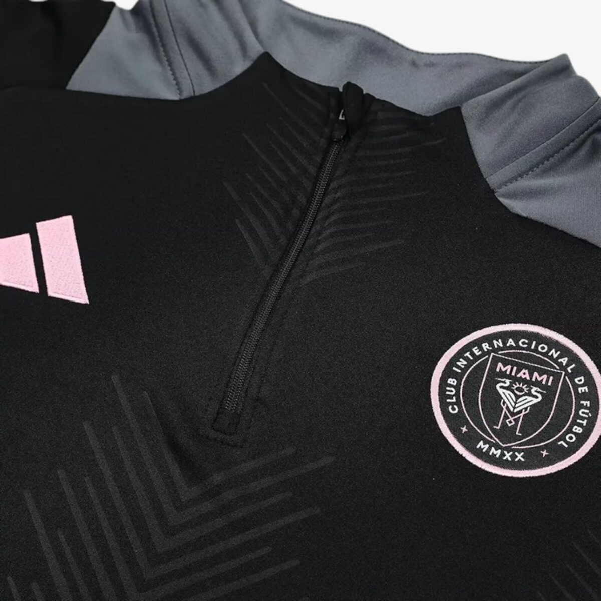 Inter Miami CF Black Half Pull Tracksuit 2024/25 — Kids - Image 10