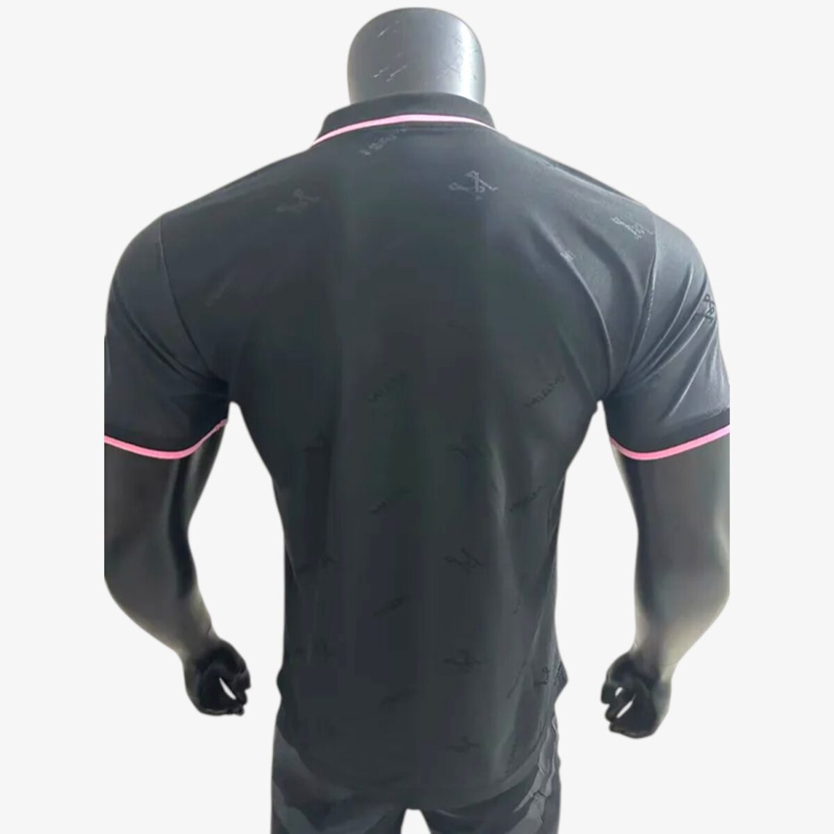 Inter Miami CF Black Training Polo Shirts 2025/26 - Image 2
