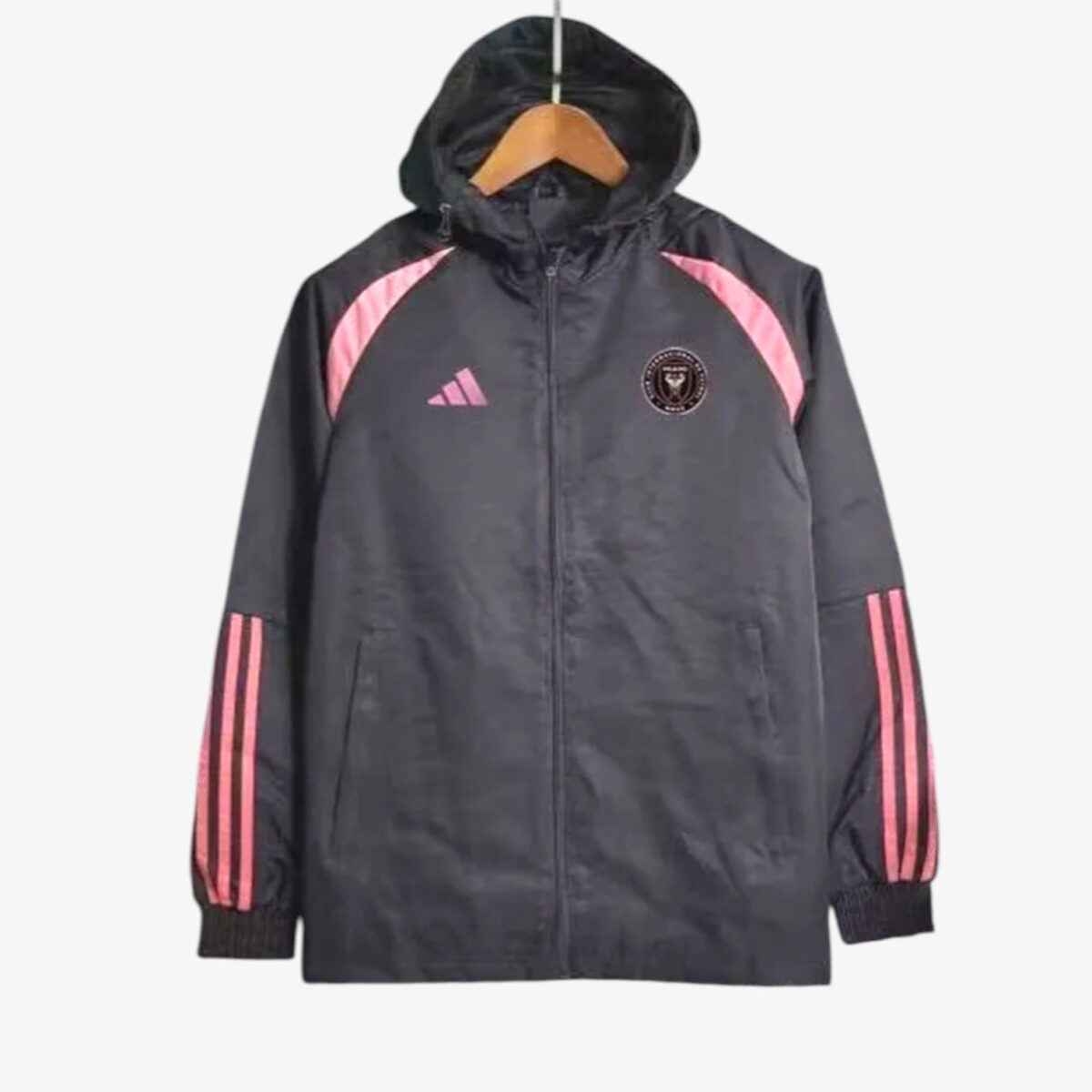 Inter Miami CF Black Windbreaker 2023/24