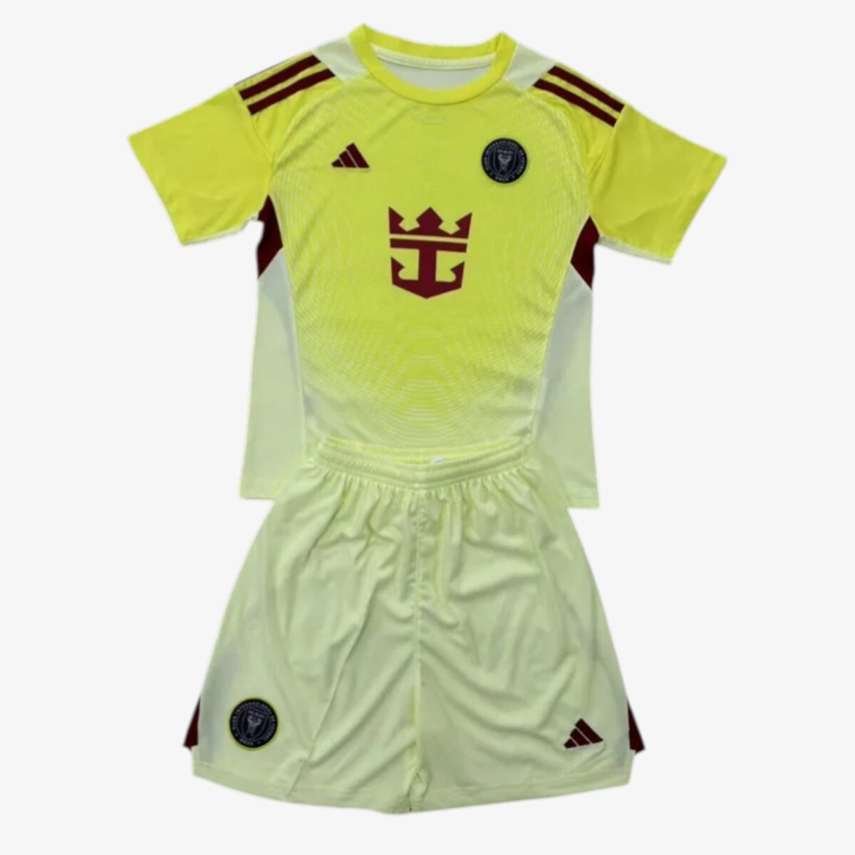 Inter Miami CF Light Yellow GoalKeeper Jersey 2025/26 — Kids