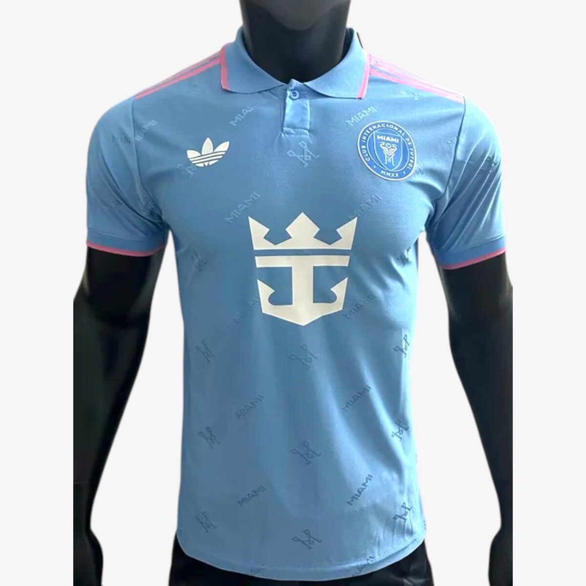 Inter Miami CF Sky Blue Training Polo Shirts 2025/26