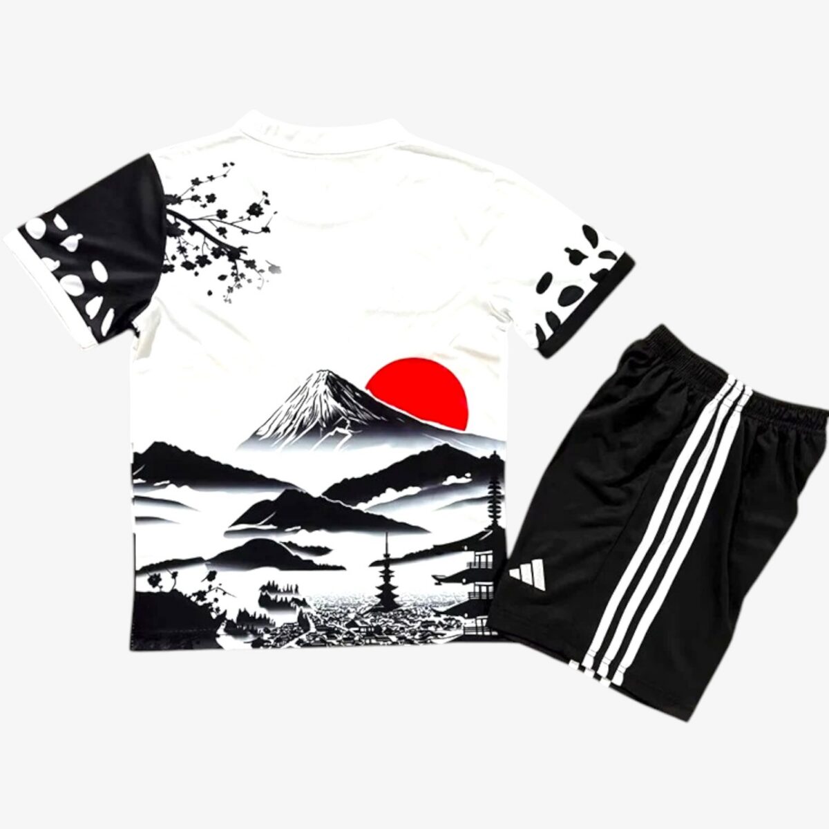 Japan Mount Fuji Special Edition White & Black Jersey 2025/26 — Kids - Image 2