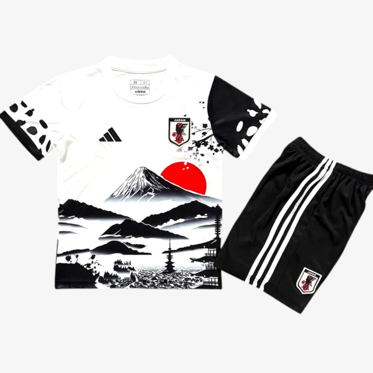 Japan Mount Fuji Special Edition White & Black Jersey 2025/26 — Kids