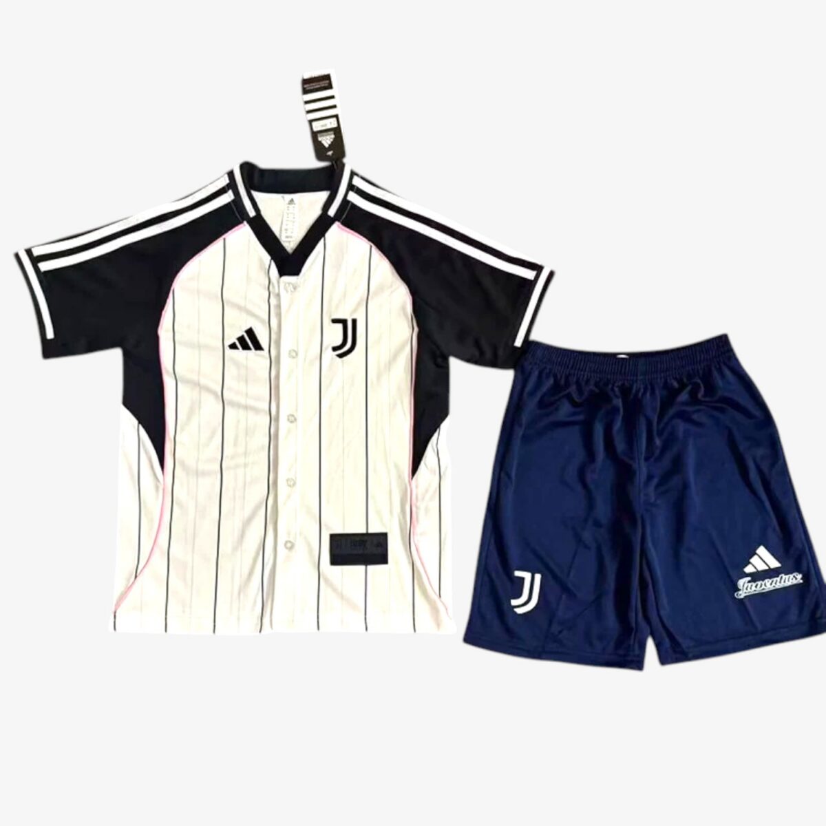 Juventus White Casusl Edition Baseball jersey 2025/26 — Kids