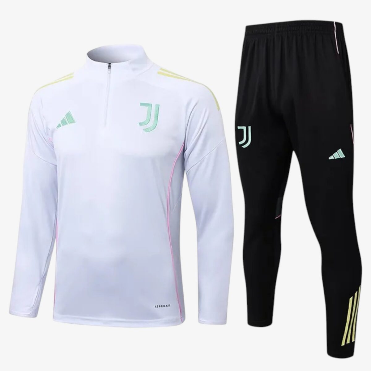 Juventus White Half Pull Tracksuit 2025/26